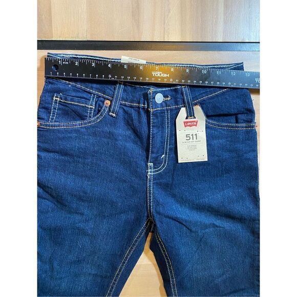 NWT Levi Slim Fit Boys Denim Shorts - Picture 5 of 5